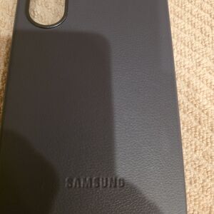 Samsung S25 Ultra Black Leather Phone Case
